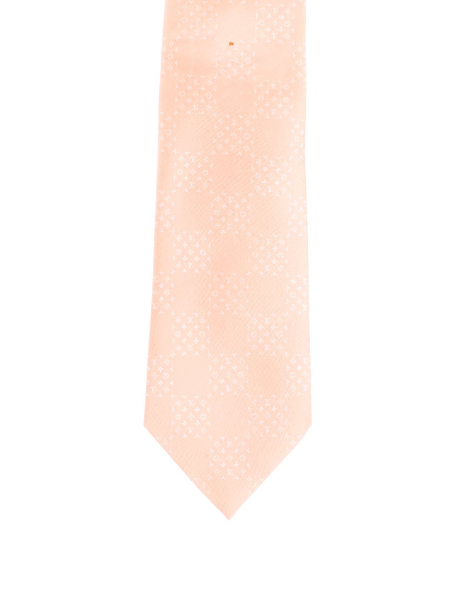 Louis Vuitton Pattern Print Silk Tie