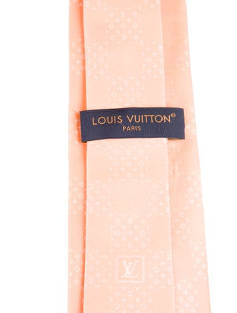 Louis Vuitton Pattern Print Silk Tie