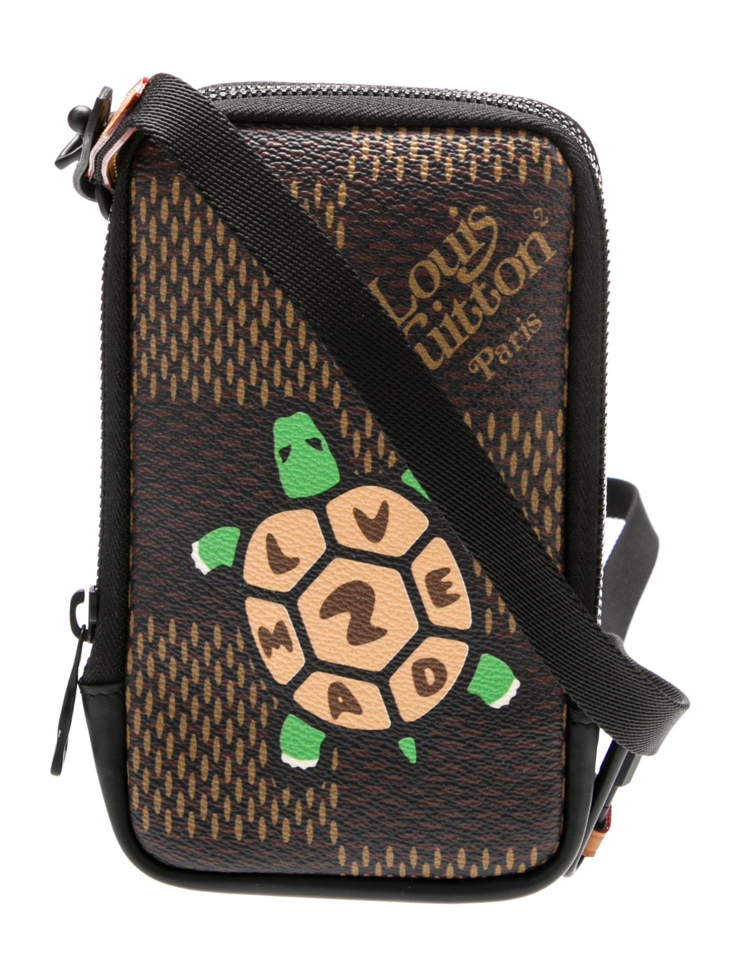 Louis Vuitton x Nigo Damier Ebene Damier Giant Nigo Phone Pouch