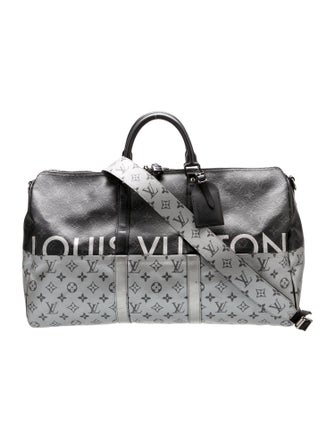 Louis Vuitton Monogram Eclipse Keepall Bandouliere 50