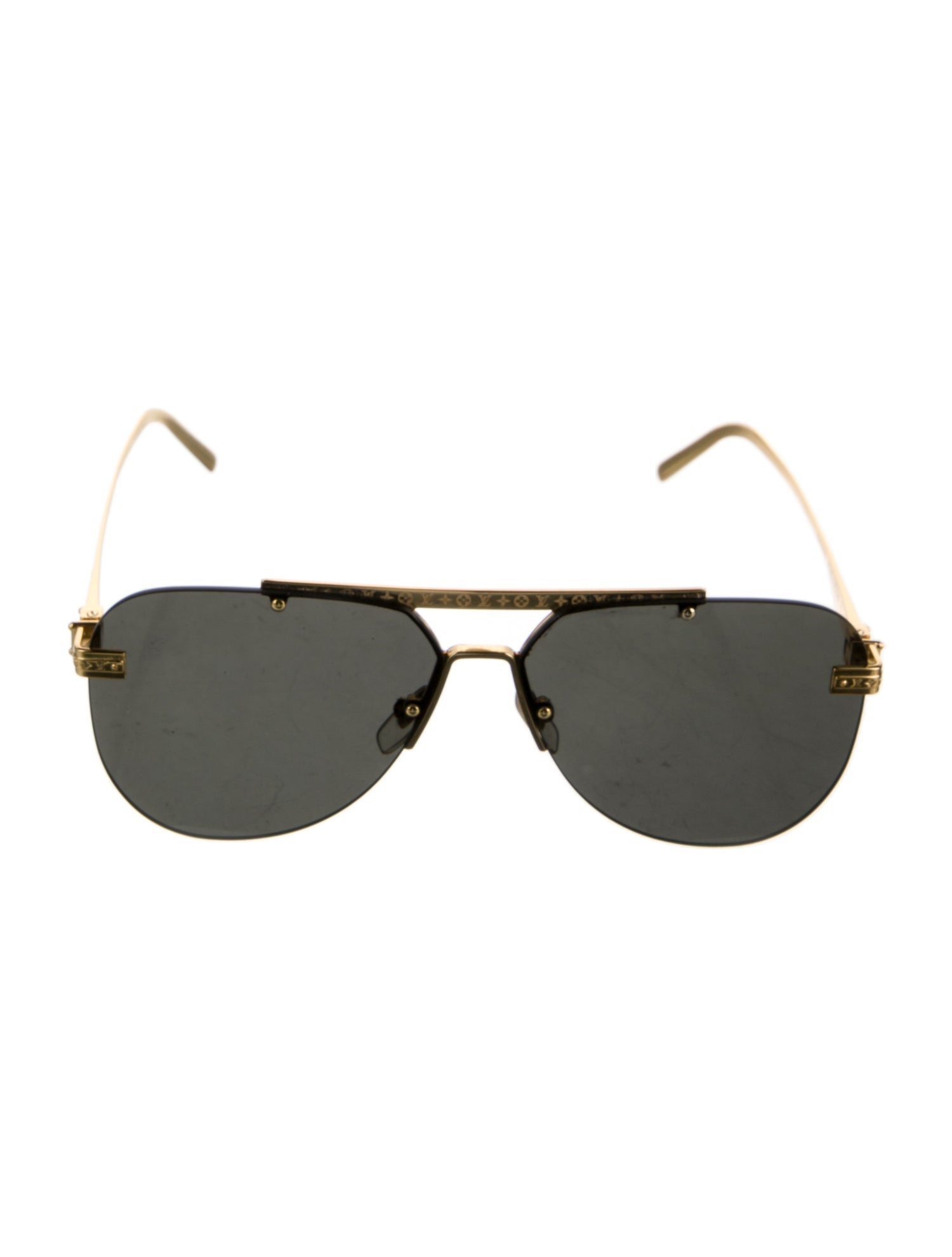 Louis Vuitton Ash Aviator Sunglasses