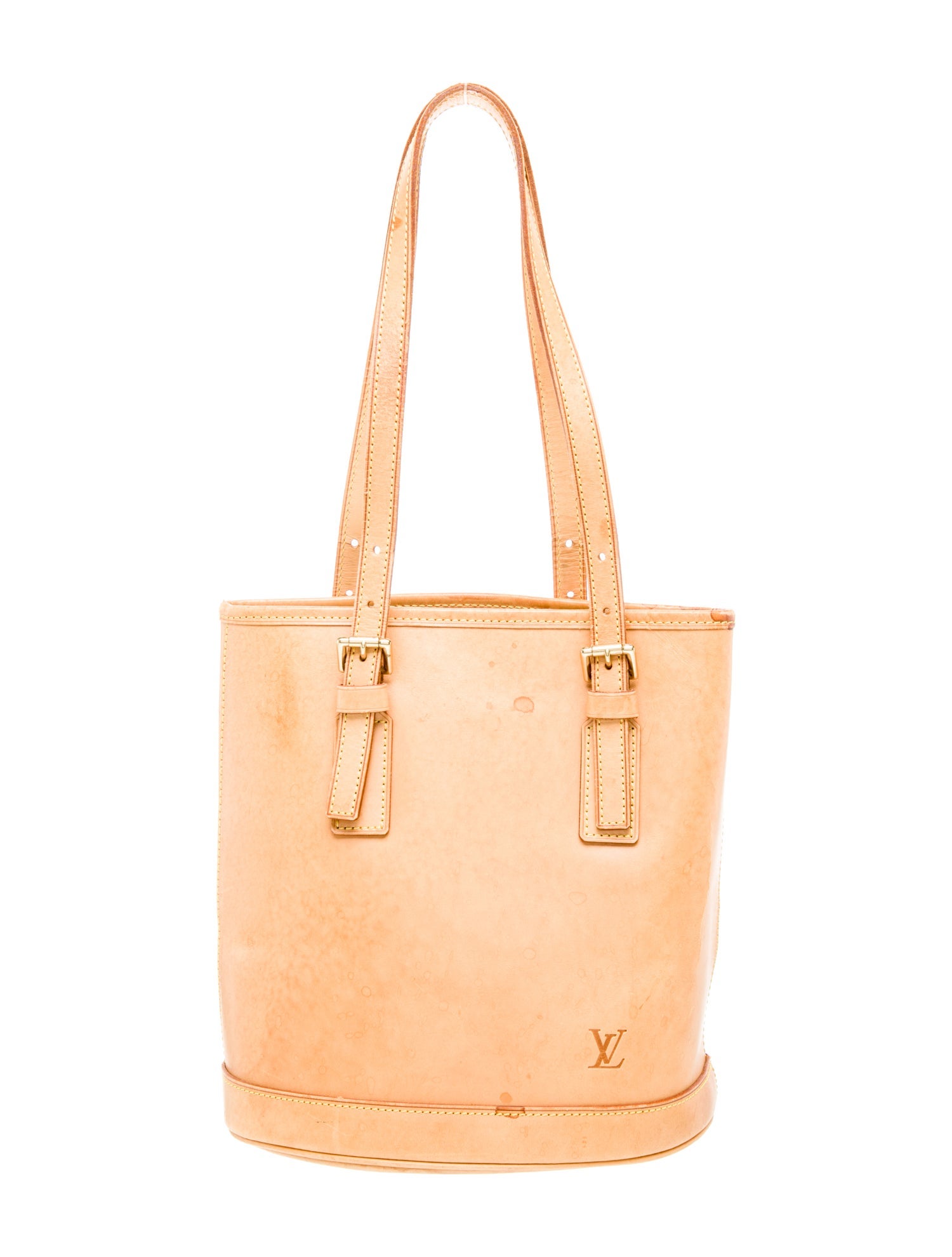 Louis Vuitton Leather Petit Bucket Vintage