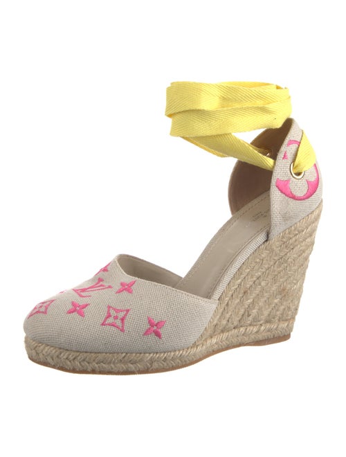 Louis Vuitton LV Monogram Canvas D'Orsay Pumps