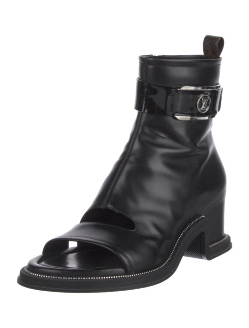 Louis Vuitton LV Monogram Leather Gladiator Sandals