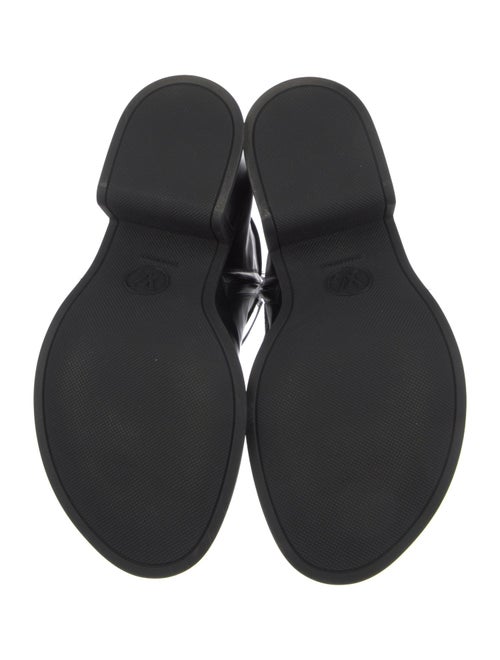 Louis Vuitton LV Monogram Leather Gladiator Sandals