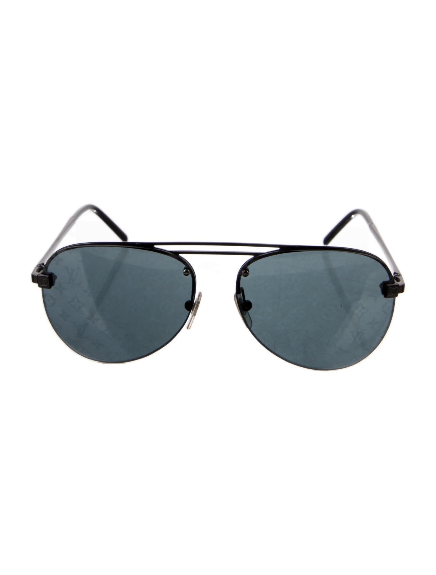 Louis Vuitton Monogram Pattern Aviator Sunglasses