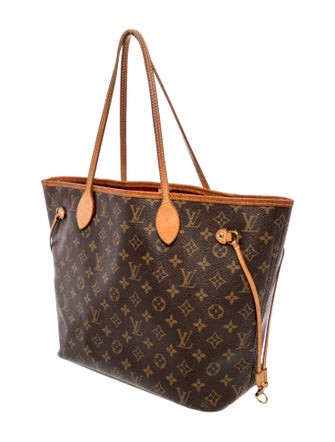 Louis Vuitton LV Monogram Neverfull w/Pouch MM