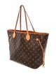 Louis Vuitton LV Monogram Neverfull w/Pouch MM