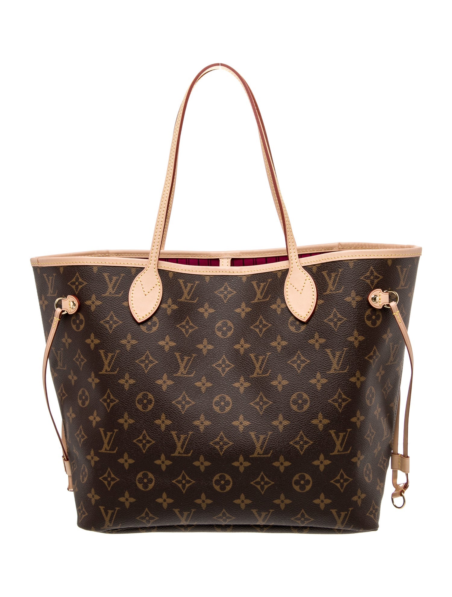 Louis Vuitton LV Monogram Neverfull w/Pouch MM