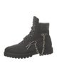 Louis Vuitton LV Monogram Suede Lace-Up Boots