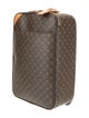 Louis Vuitton Men's Brown Pattern Printed Coated Canvas Pegase 50