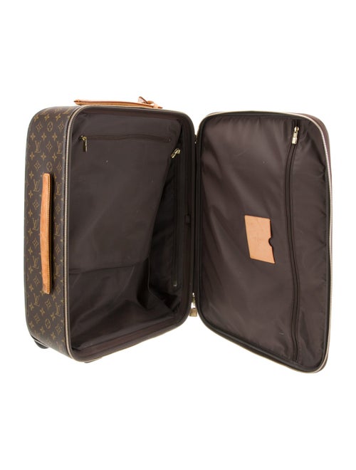 Louis Vuitton Men's Brown Pattern Printed Coated Canvas Pegase 50