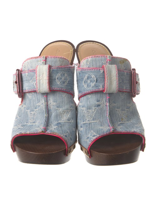 Louis Vuitton LV Monogram Denim Slides