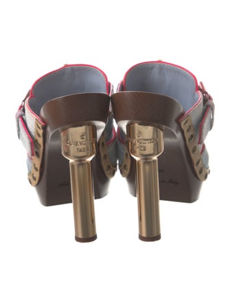 Louis Vuitton LV Monogram Denim Slides