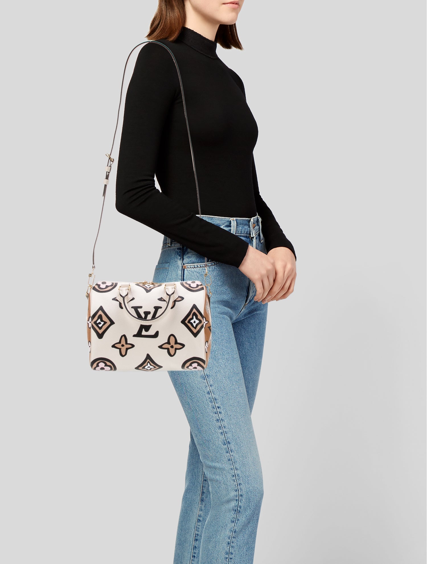 Louis Vuitton Wild at Heart Canvas Speedy Bandouliere 25