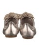 Louis Vuitton Leather Bow Accents Ballet Flats
