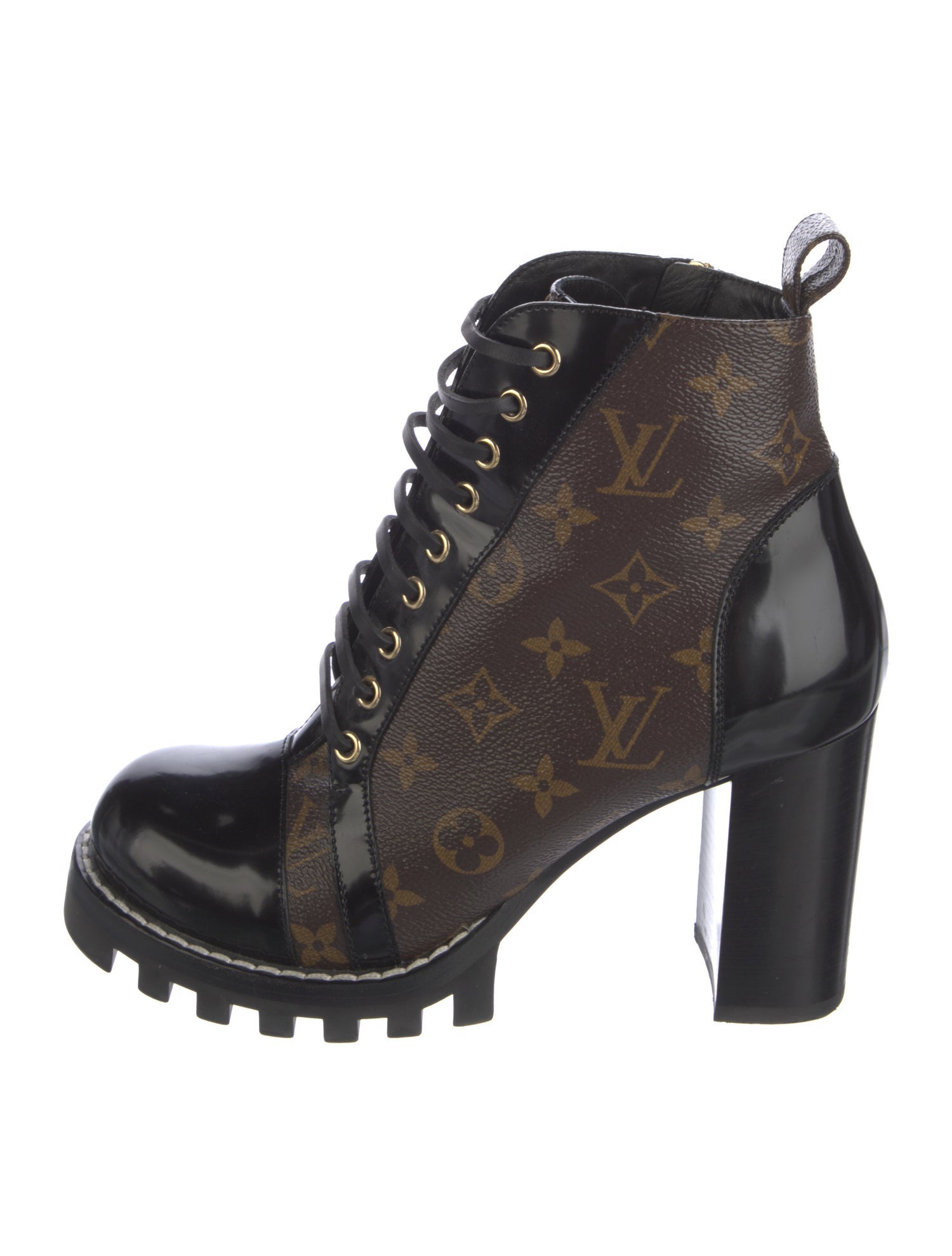 Louis Vuitton LV Monogram Combat Boots