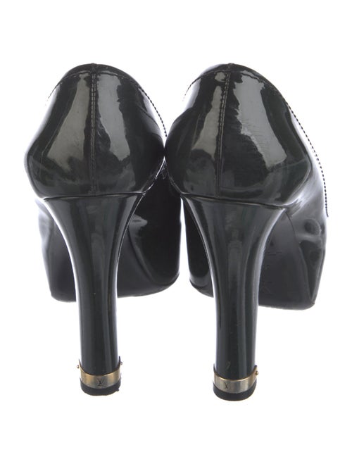 Louis Vuitton Monogram Pattern Patent Leather Pumps