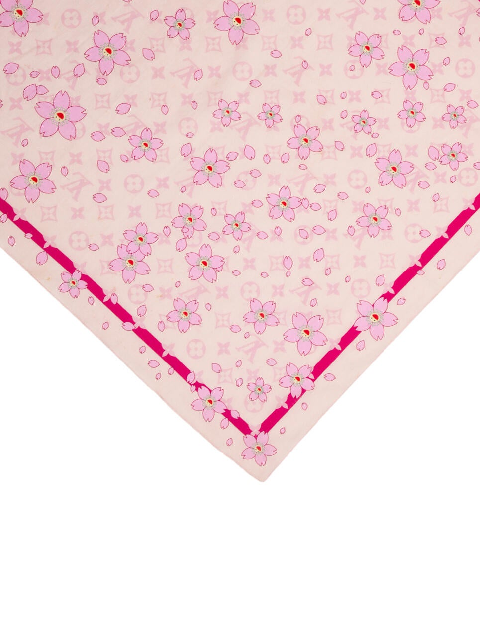 Louis Vuitton x Takashi Murakami Cherry Blossom Silk Bandana