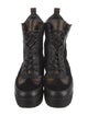 Louis Vuitton LV Monogram Suede Combat Boots