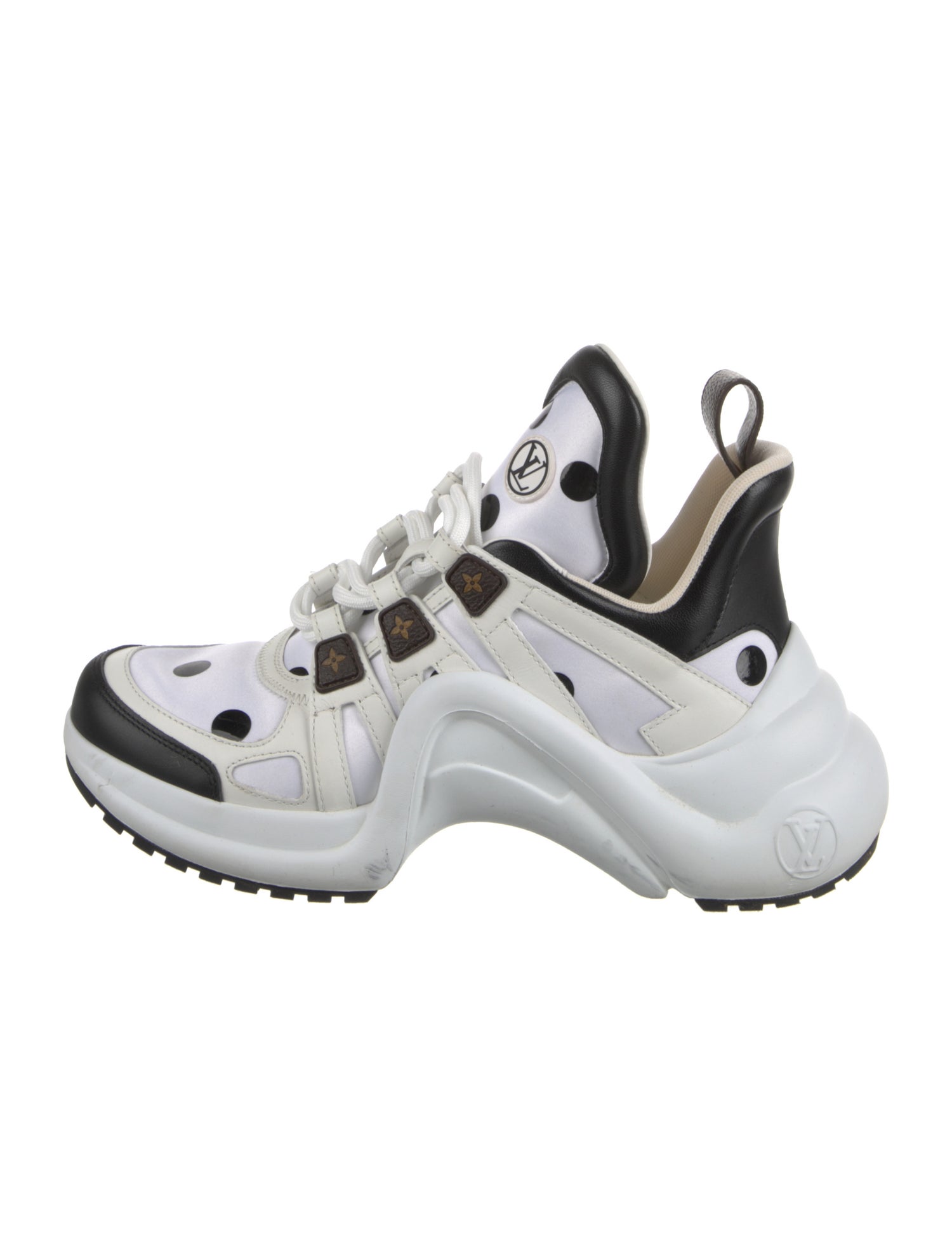 Louis Vuitton LV Monogram Leather Chunky Sneakers