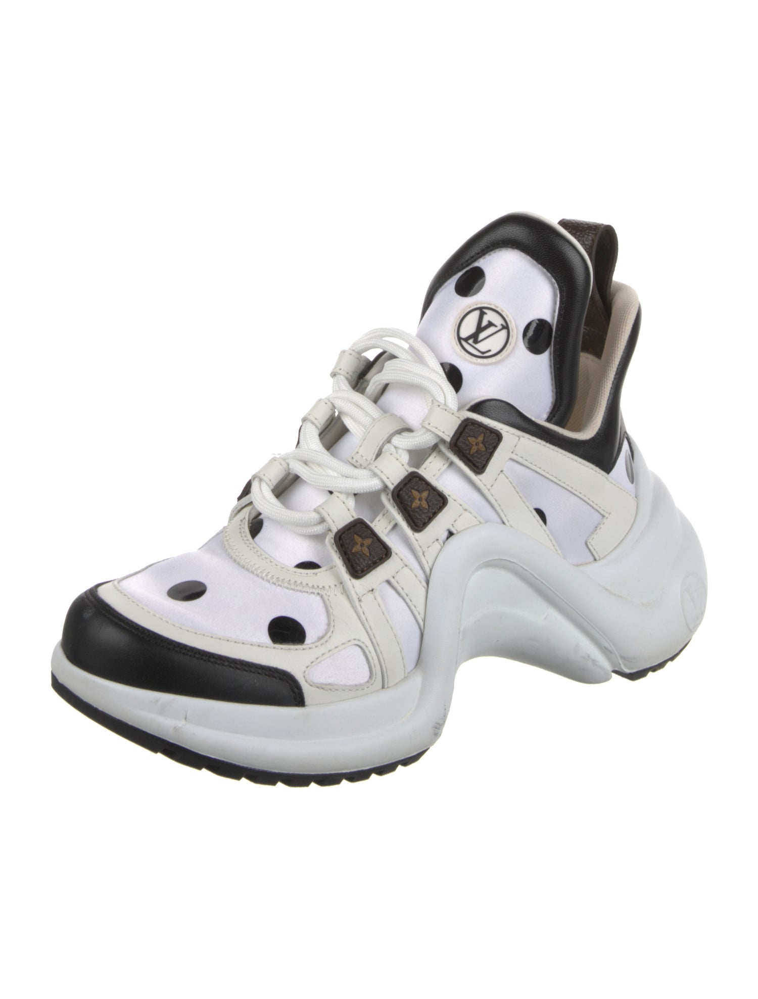 Louis Vuitton LV Monogram Leather Chunky Sneakers