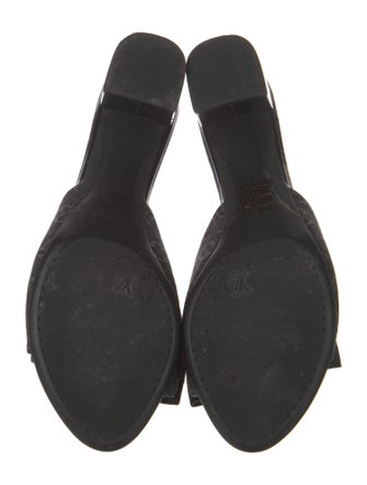 Louis Vuitton LV Monogram Denim Slides