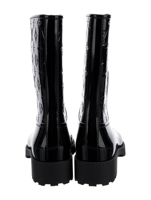 Louis Vuitton Monogram Pattern Rubber Rain Boots