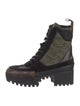 Louis Vuitton LV Monogram Leather Combat Boots