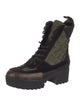 Louis Vuitton LV Monogram Leather Combat Boots