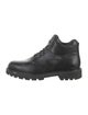 Louis Vuitton Damier Graphite Pattern Leather Lace-Up Boots
