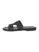 Louis Vuitton LV Monogram Leather Slides