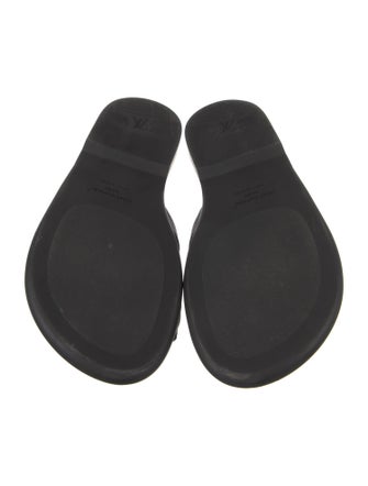 Louis Vuitton LV Monogram Leather Slides