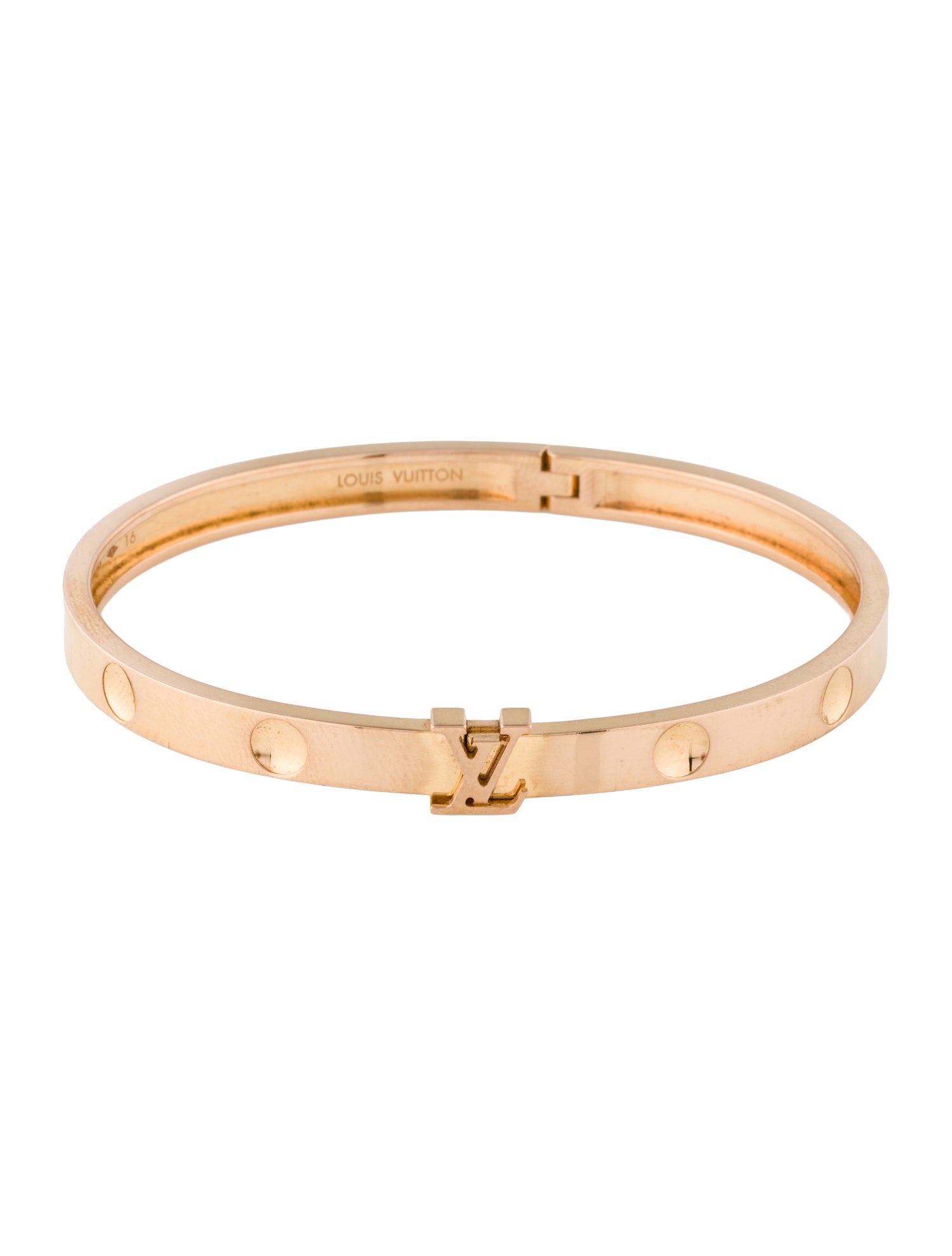 Louis Vuitton 18K Empreinte Bangle