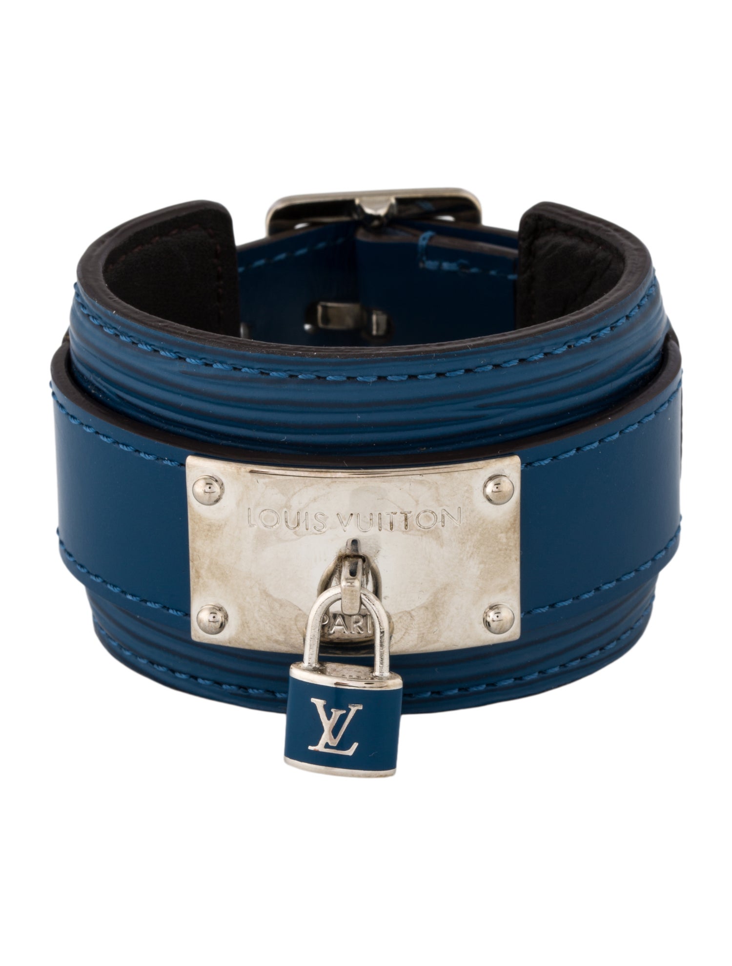 Louis Vuitton Vernis Sweet Monogram Leather Infinity Bracelet