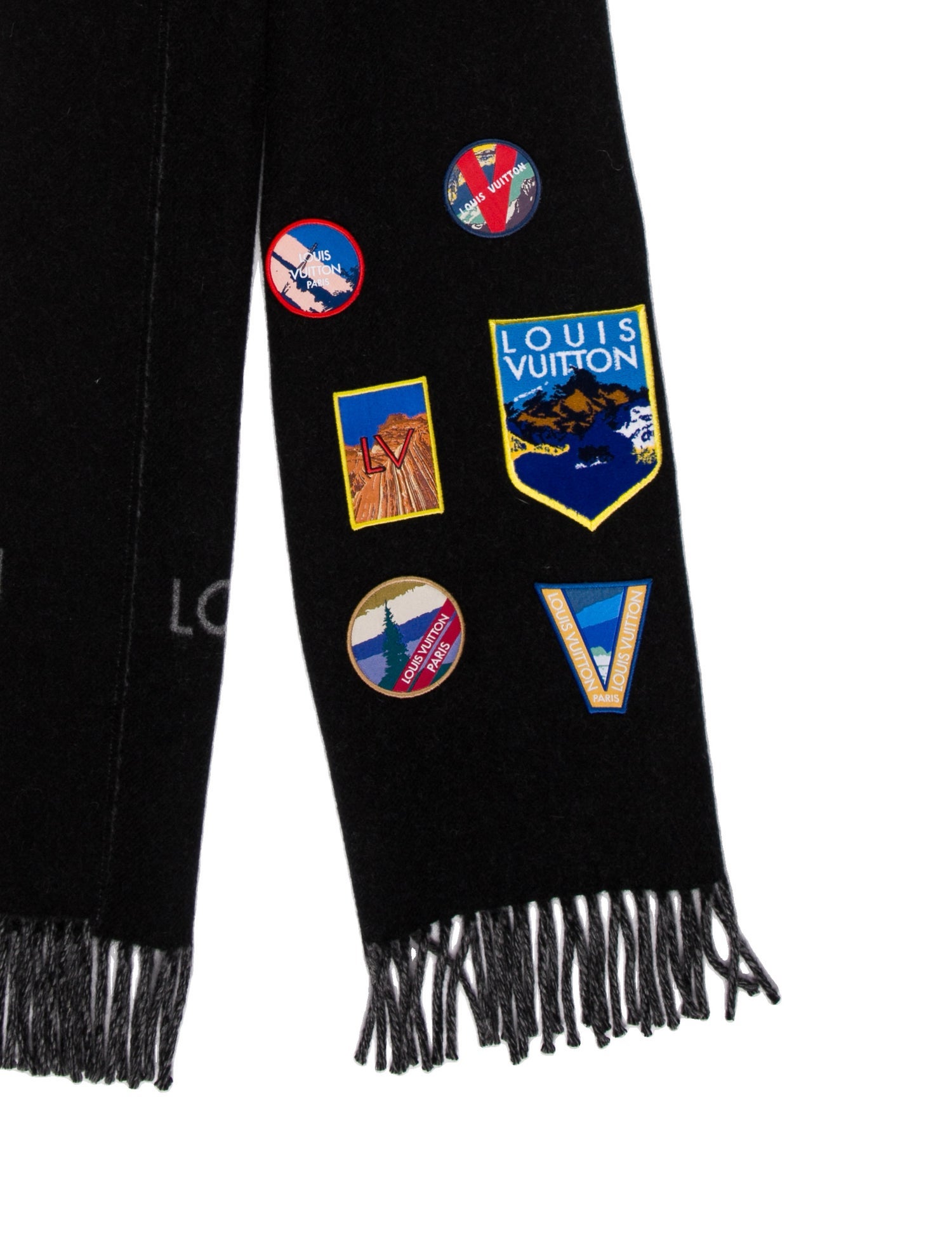 Louis Vuitton Alpes Wool Scarf