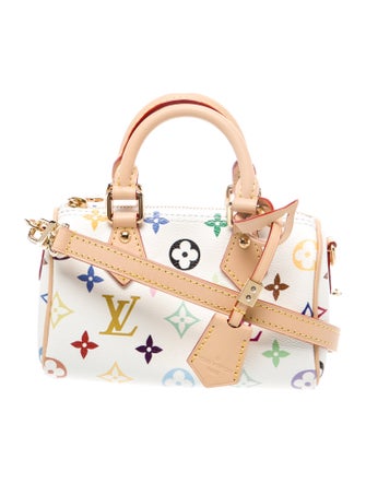 Louis Vuitton Multicolore Monogram Speedy Bandouliere Nano 2025