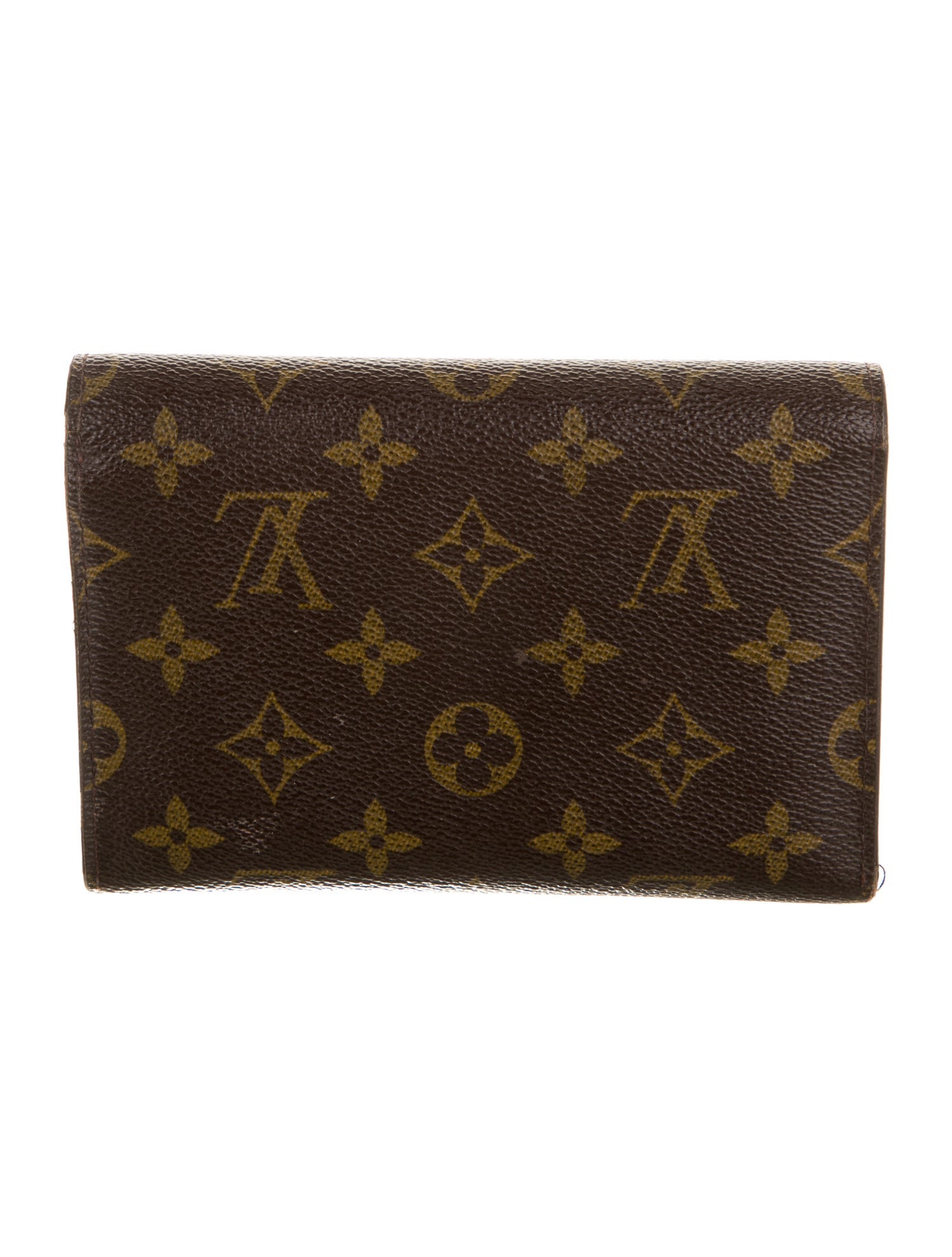 Louis Vuitton LV Monogram Coated Canvas Porte-Trésor Étui Papier Wallet