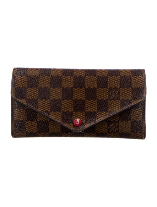 Louis Vuitton 2017 Damier Ebene Pattern Josephine Wallet