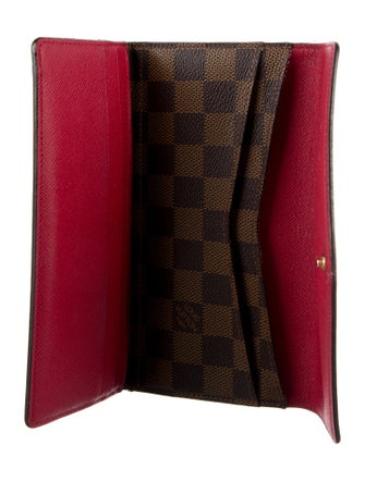 Louis Vuitton 2017 Damier Ebene Pattern Josephine Wallet