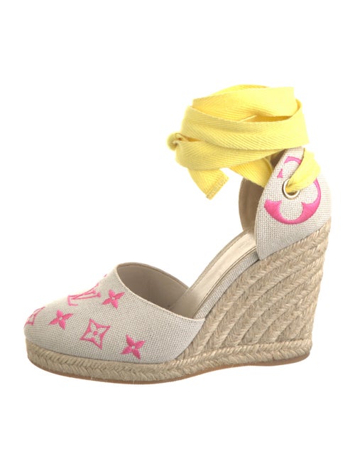 Louis Vuitton LV Monogram Canvas D'Orsay Pumps