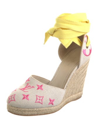 Louis Vuitton LV Monogram Canvas D'Orsay Pumps