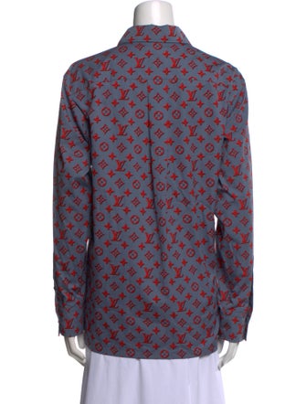 Louis Vuitton 2023 Printed Button-Up Top