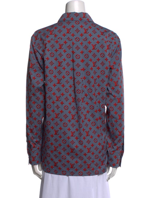 Louis Vuitton 2023 Printed Button-Up Top