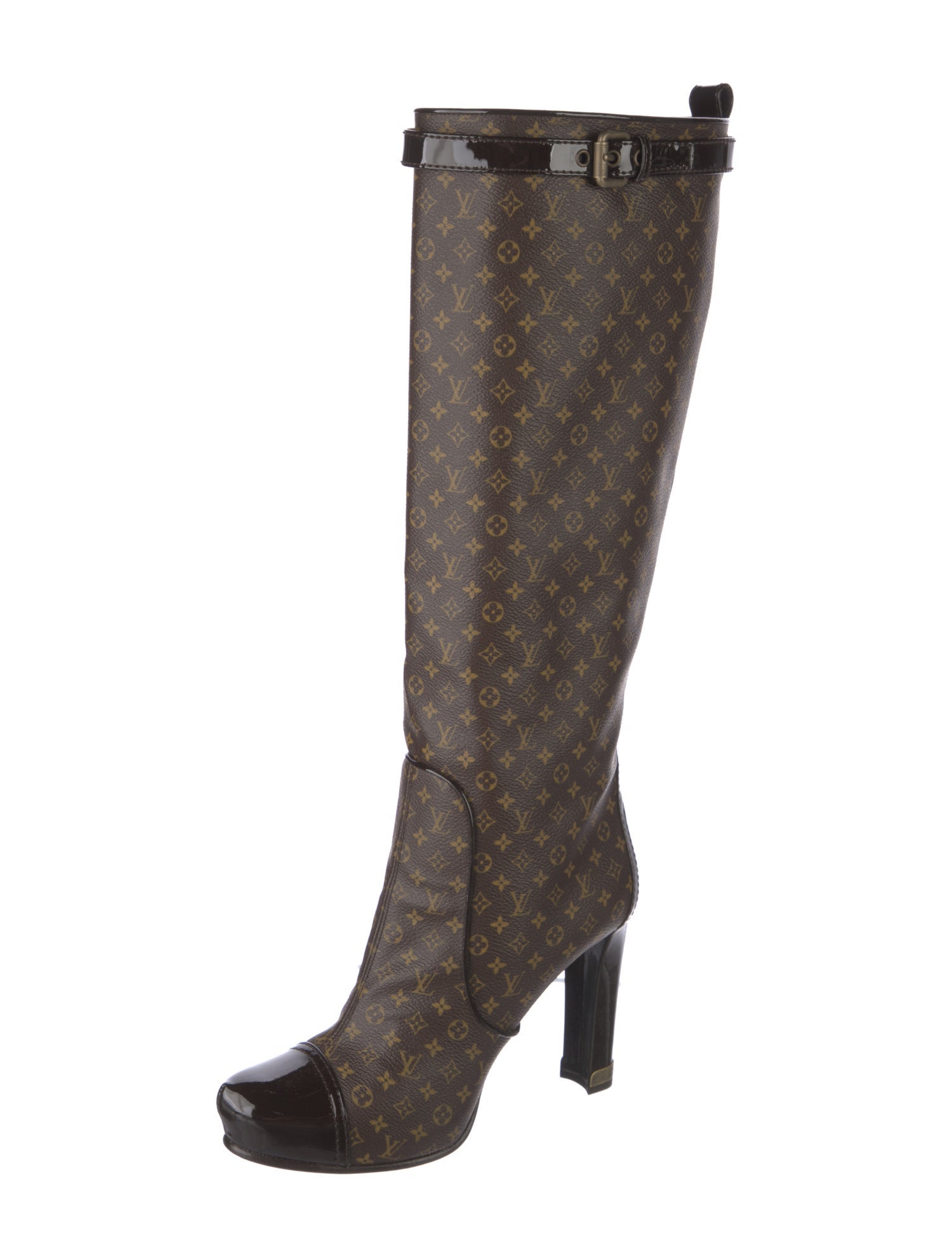 Louis Vuitton LV Monogram Leather Boots