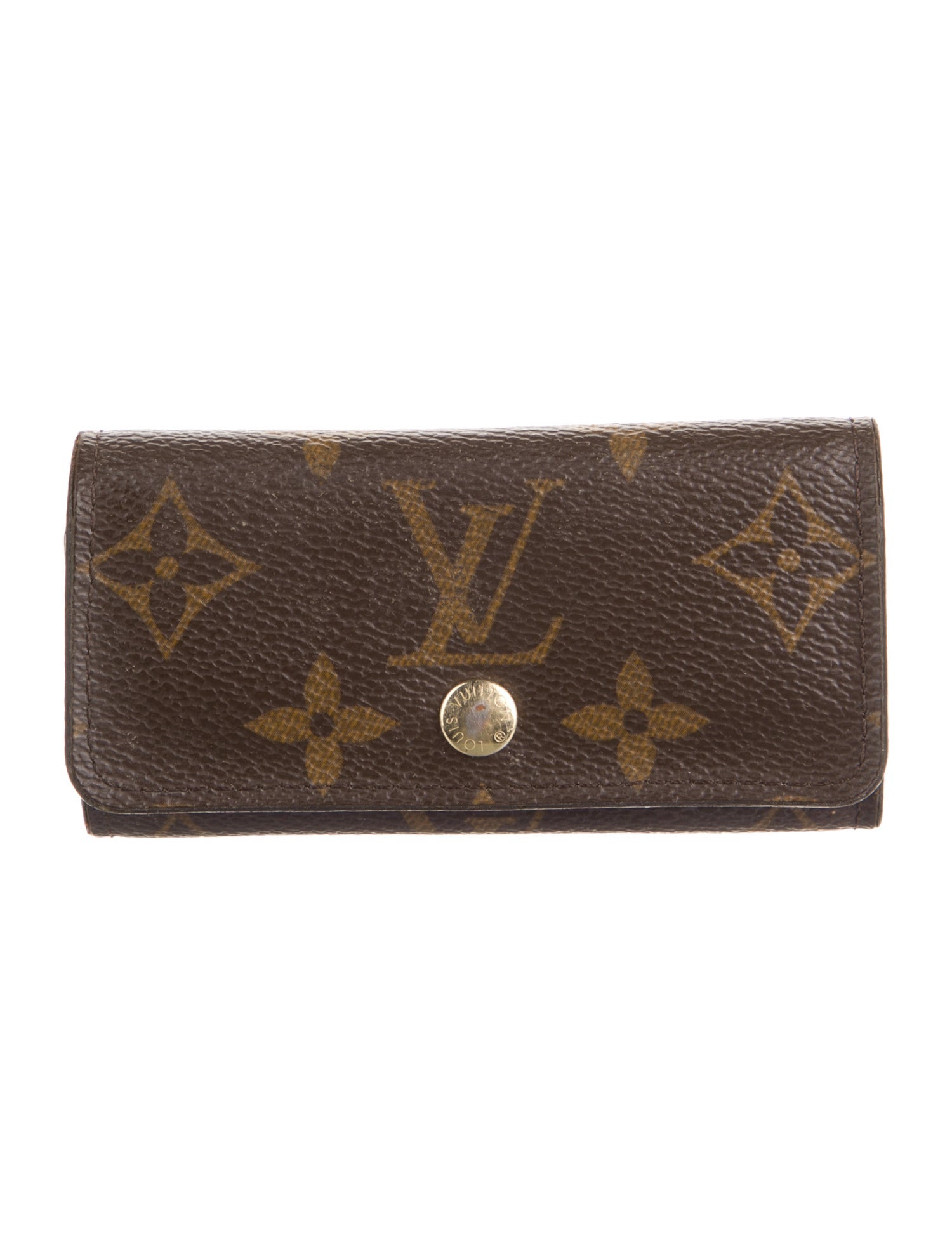 Louis Vuitton LV Monogram Coated Canvas Key Holder