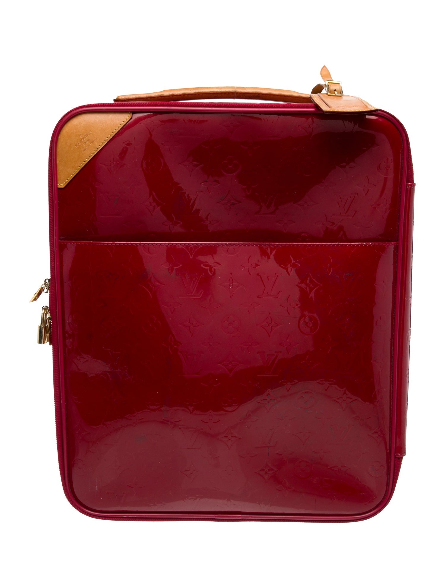 Louis Vuitton Monogram Vernis Pégase 45 suitcase