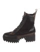 Louis Vuitton LV Monogram Suede Combat Boots