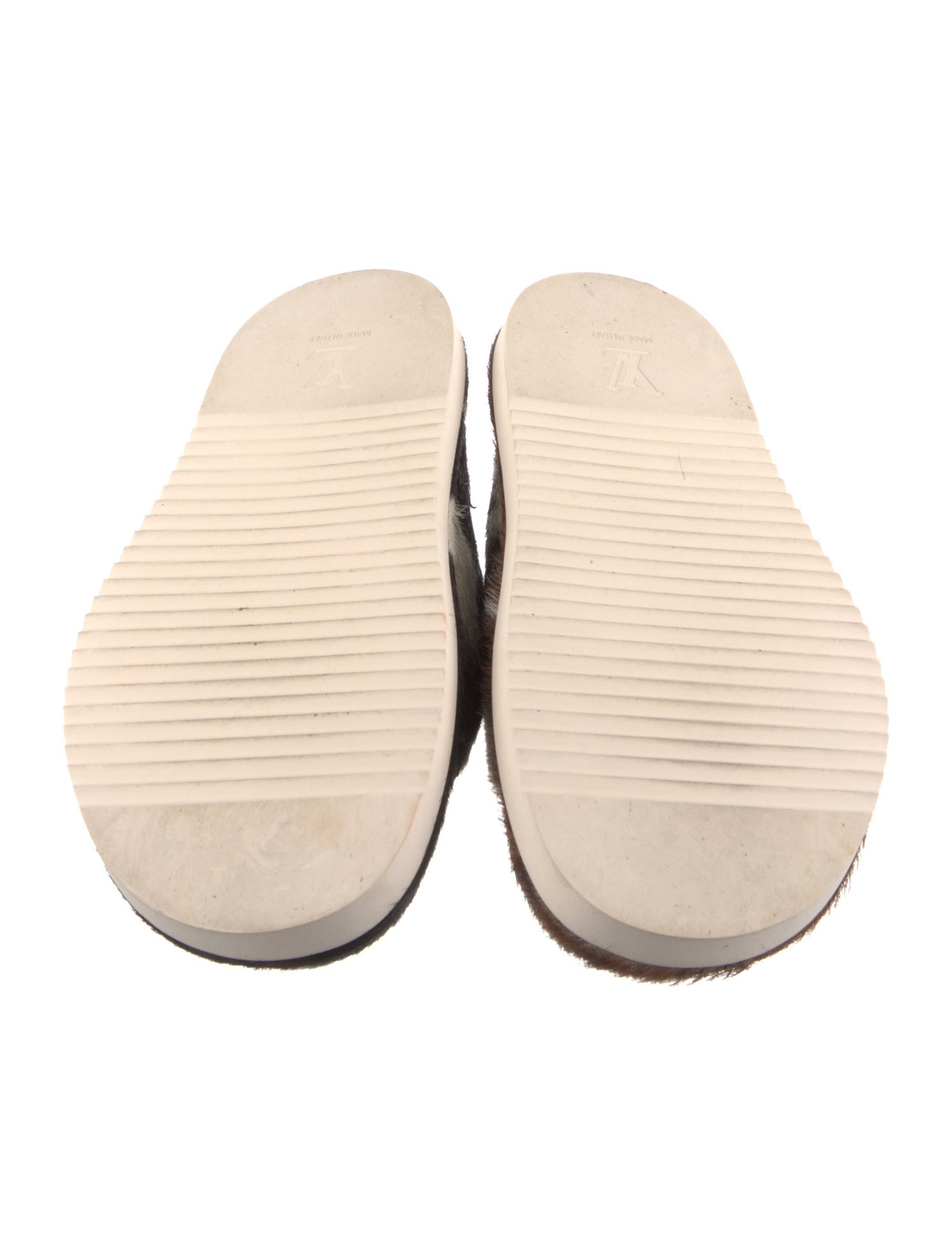 Louis Vuitton Calf Hair Mules