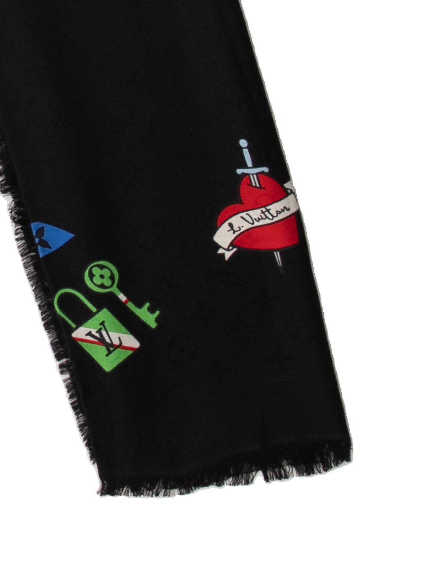 Louis Vuitton LV Stories Silk Shawl